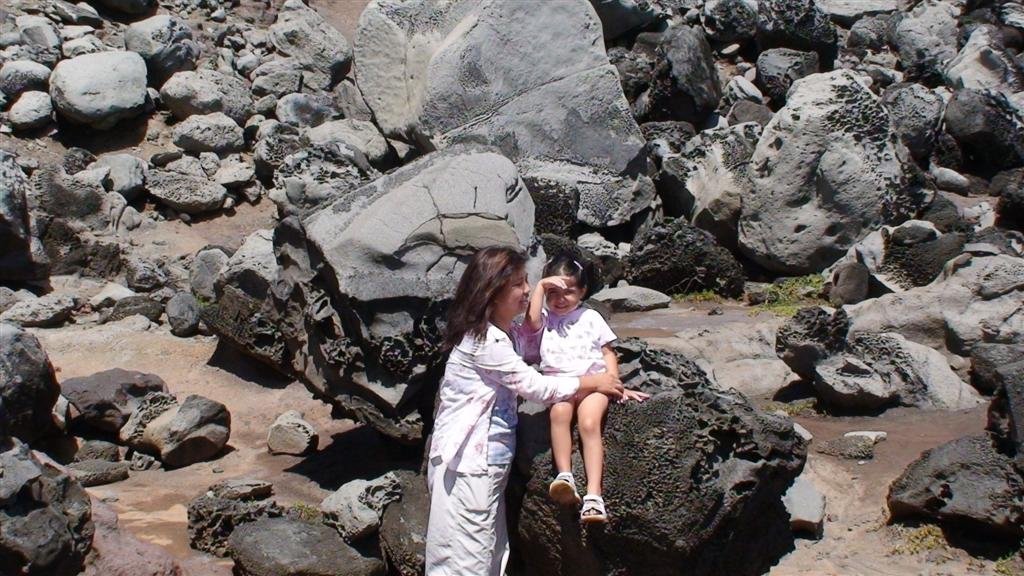 allyandmomrestingonarock.jpg
